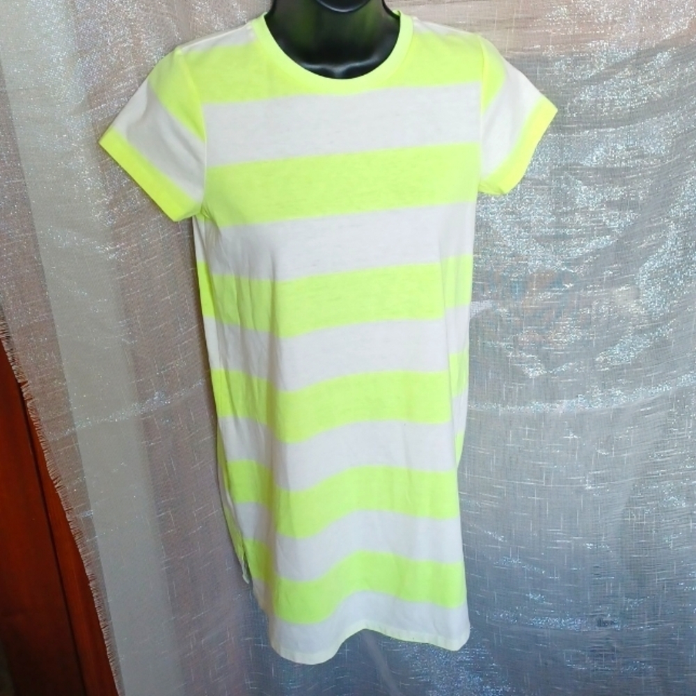Arizona Jeans Co Girls striped dress, Size 14, NWOT